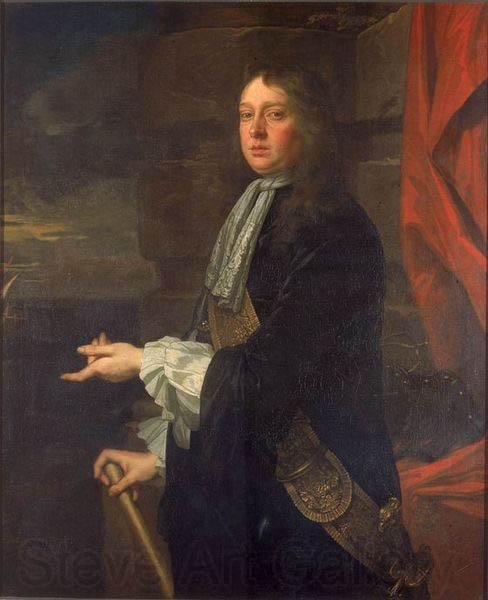 Sir Peter Lely Flagmen of Lowestoft: Admiral Sir William Penn, Norge oil painting art